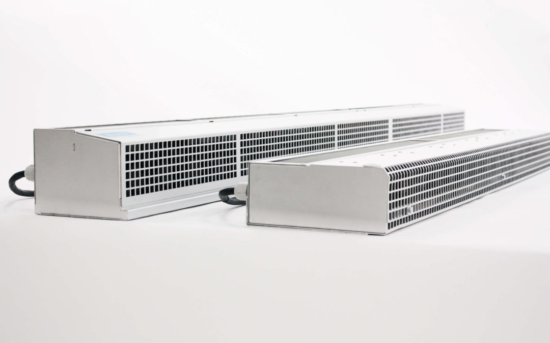 Air curtain for refrigerated trucks and trailers and small air curtain for refrigerated vans