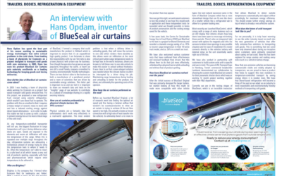 TCS&D Interview with Hans Opdam, inventor of BlueSeal air curtains